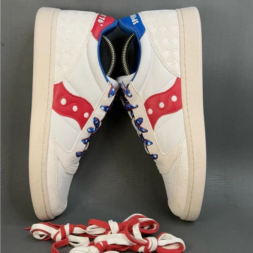 Saucony JAZZ COURT 1776 Patriotic Stars & Stripes sneaker shoes men’s 11.5 - Picture 7 of 10